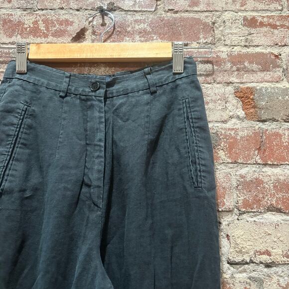 WEEKEND by MaxMara Linen Slacks Size 4 - Picture 4 of 8